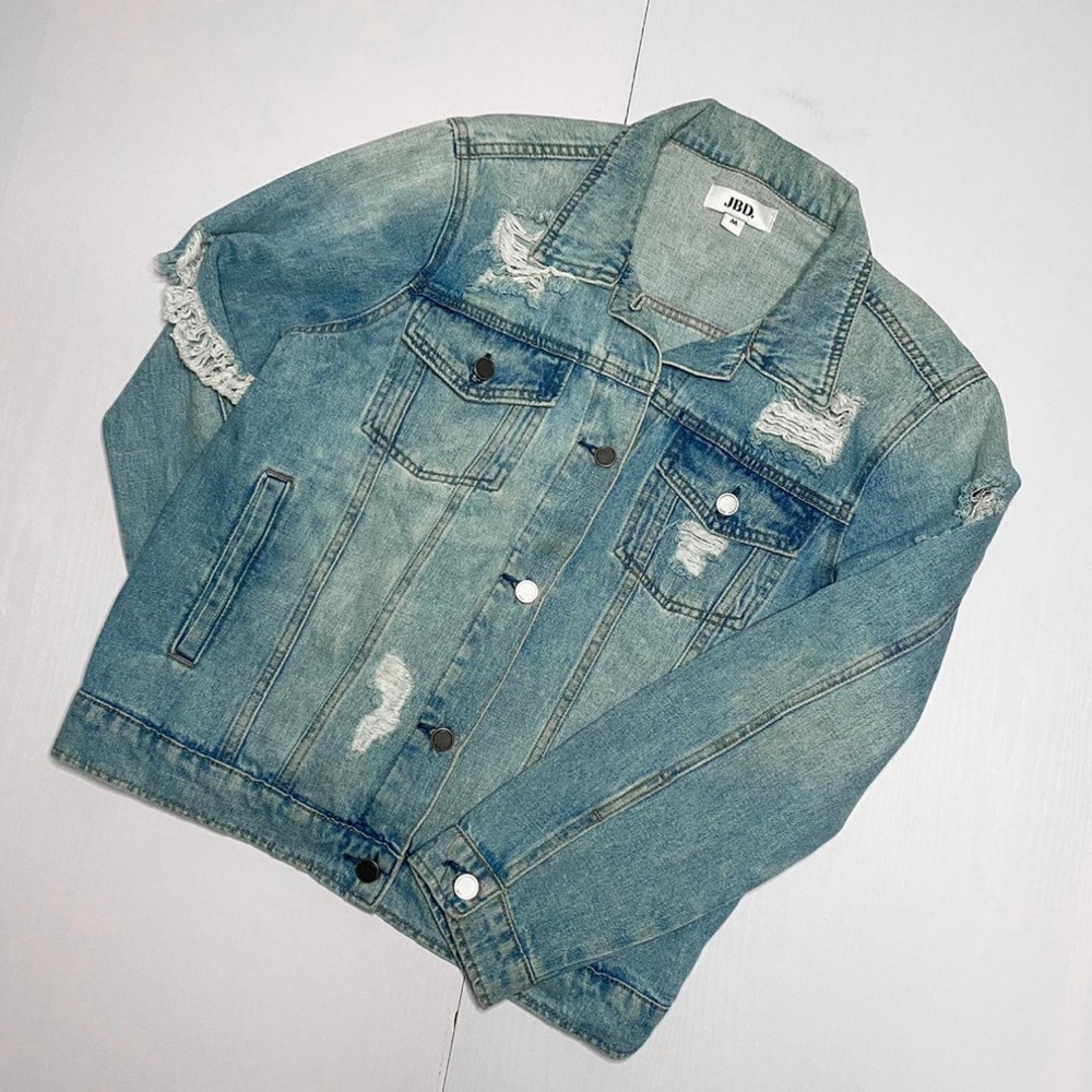 Just Black Denim (JBD) Distressed Denim Jacket